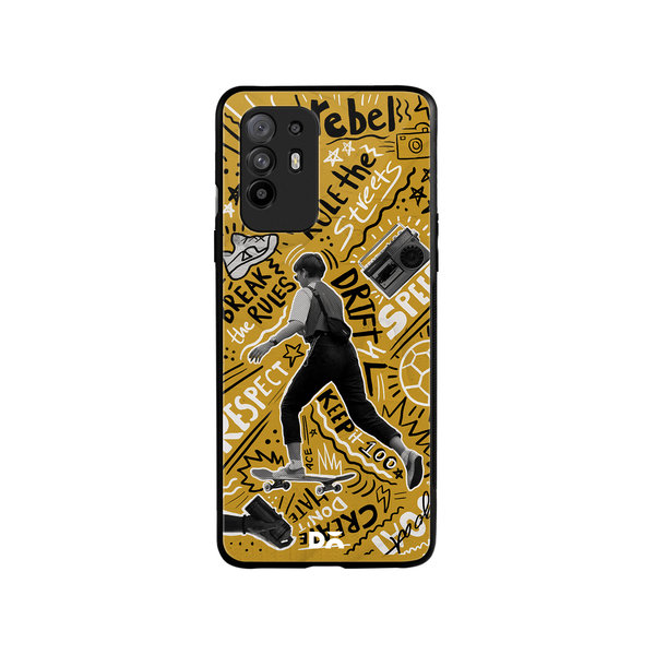 

DailyObjects Rule The Streets Glass Case Cover For Oppo F19 Pro Plus