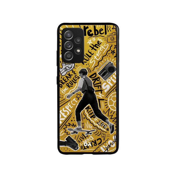 

DailyObjects Rule The Streets Glass Case Cover For Samsung Galaxy A53