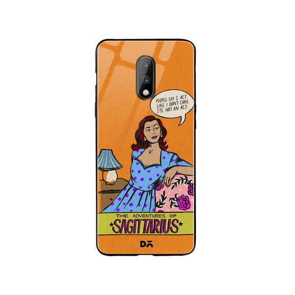 DailyObjects Sagittarius Glass Case Cover For OnePlus 7