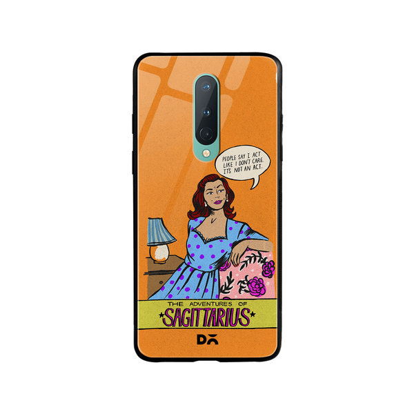 

DailyObjects Sagittarius Glass Case Cover For OnePlus 8