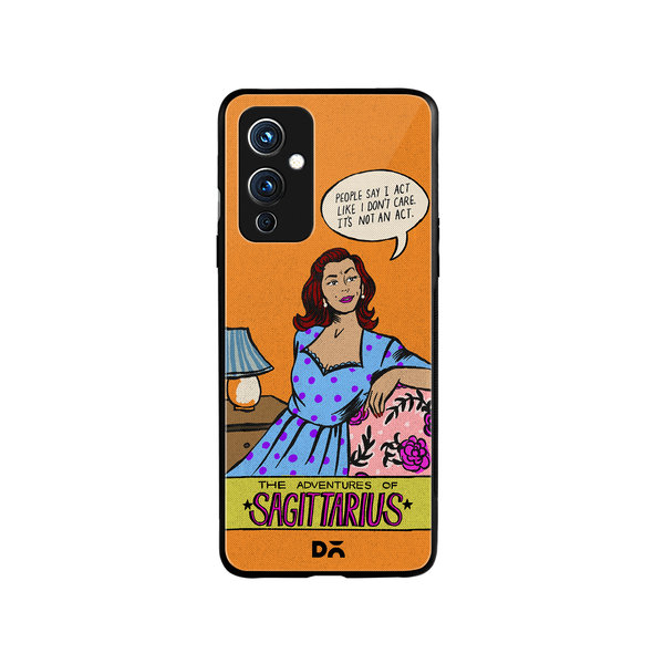 

DailyObjects Sagittarius Glass Case Cover For OnePlus 9