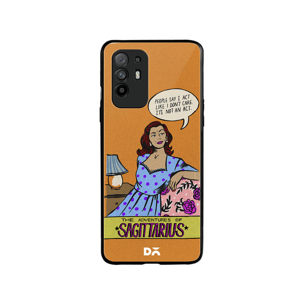 

DailyObjects Sagittarius Glass Case Cover For Oppo F19 Pro Plus