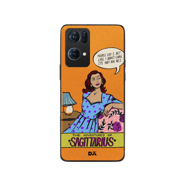 

DailyObjects Sagittarius Glass Case Cover For Oppo Reno 7 Pro