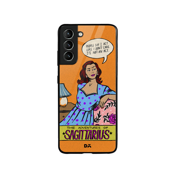 

DailyObjects Sagittarius Glass Case Cover For Samsung Galaxy S21