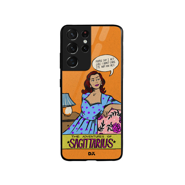 

DailyObjects Sagittarius Glass Case Cover For Samsung Galaxy S21 Ultra