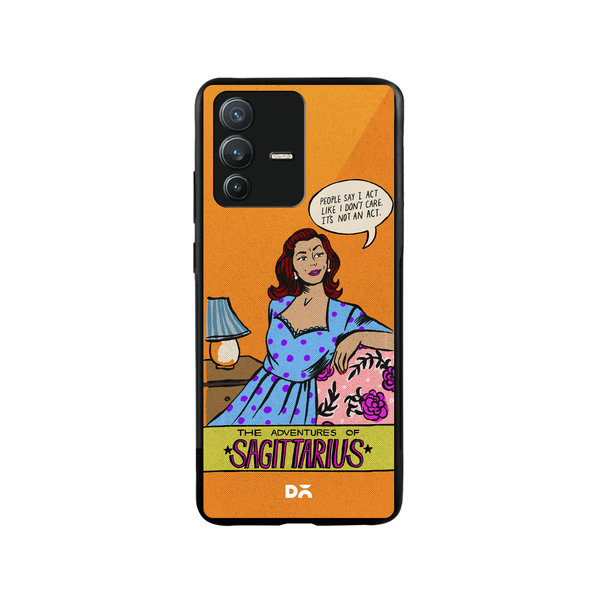DailyObjects Sagittarius Glass Case Cover For Vivo V23
