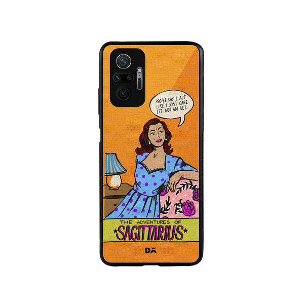 

DailyObjects Sagittarius Glass Case Cover For Xiaomi Redmi Note 10 Pro