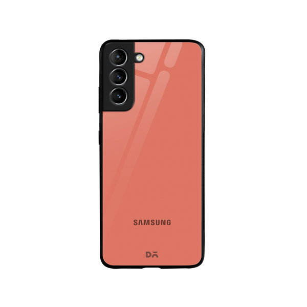 

DailyObjects Salmon Glass Case Cover For Samsung Galaxy S21 Plus