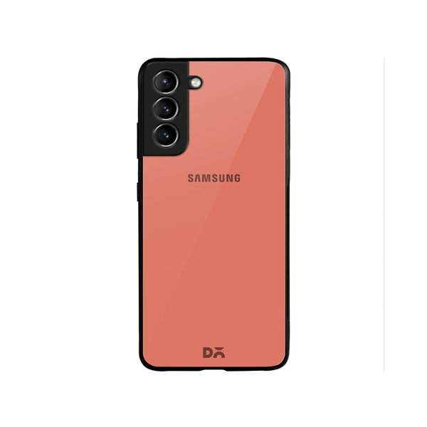 

DailyObjects Salmon Glass Case Cover For Samsung Galaxy S22