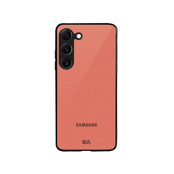 

DailyObjects Salmon Glass Case Cover For Samsung Galaxy S23 Plus
