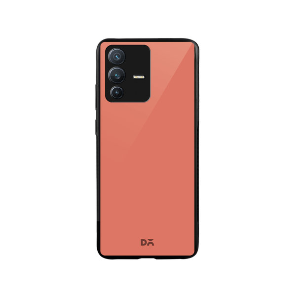 

DailyObjects Salmon Glass Case Cover For Vivo V23 Pro