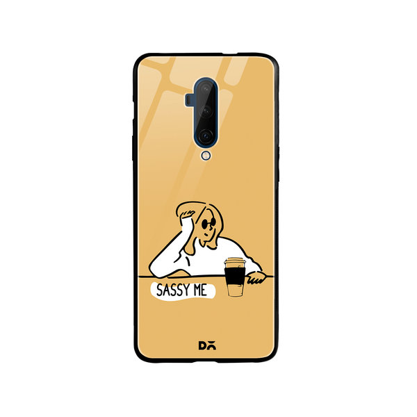 

DailyObjects Sassy Me Glass Case Cover For OnePlus 7T Pro