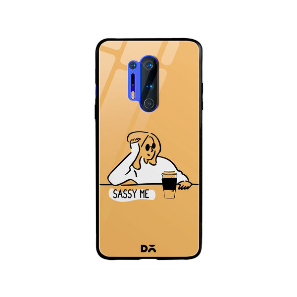 

DailyObjects Sassy Me Glass Case Cover For OnePlus 8 Pro