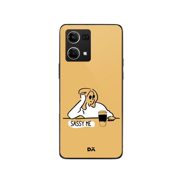 

DailyObjects Sassy Me Glass Case Cover For Oppo Reno 7