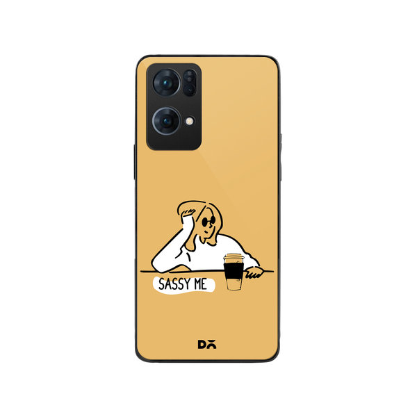 

DailyObjects Sassy Me Glass Case Cover For Oppo Reno 7 Pro