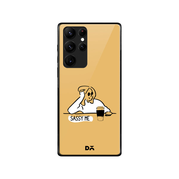 

DailyObjects Sassy Me Glass Case Cover For Samsung Galaxy S22 Ultra