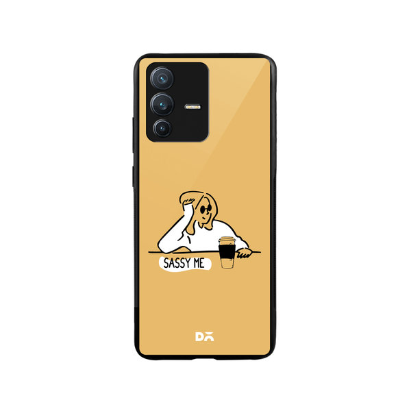 

DailyObjects Sassy Me Glass Case Cover For Vivo V23