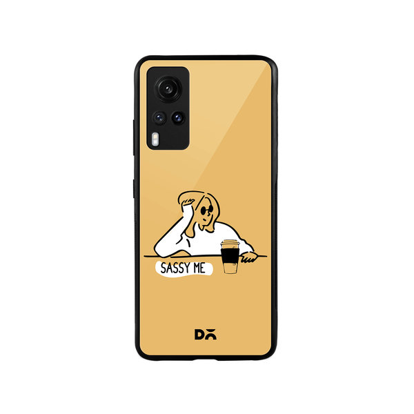 

DailyObjects Sassy Me Glass Case Cover For Vivo X60