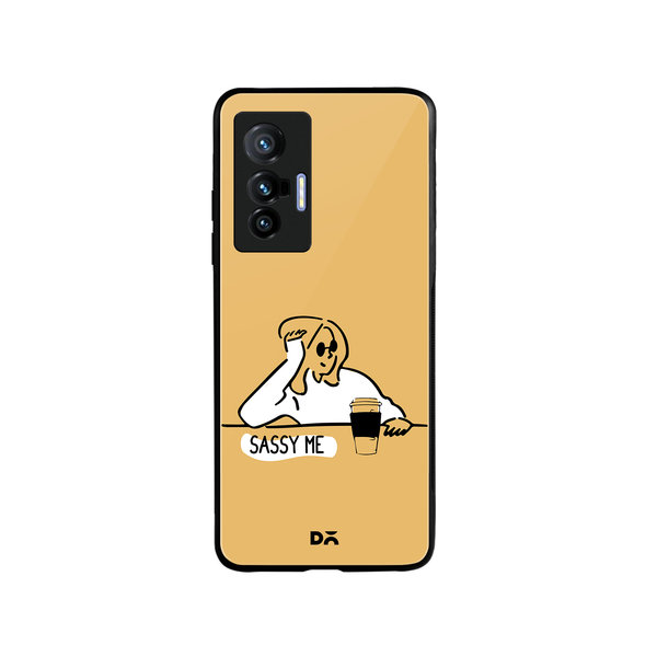 

DailyObjects Sassy Me Glass Case Cover For Vivo X70