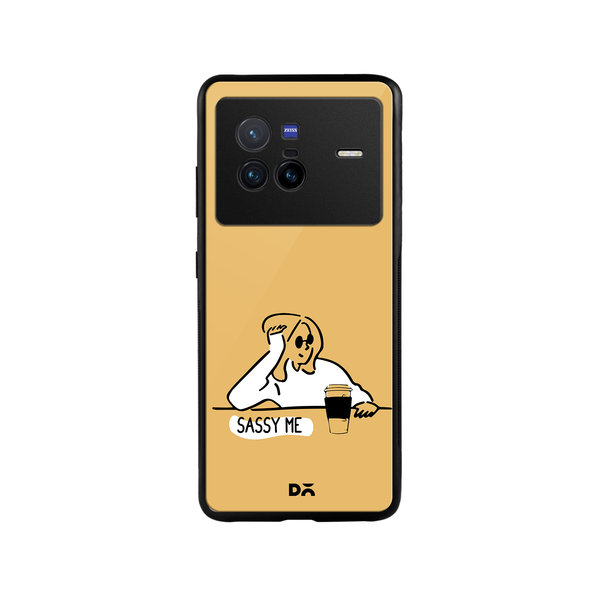 

DailyObjects Sassy Me Glass Case Cover For Vivo X80