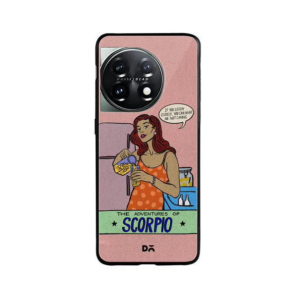 

DailyObjects Scorpio Glass Case Cover For OnePlus 11 5G