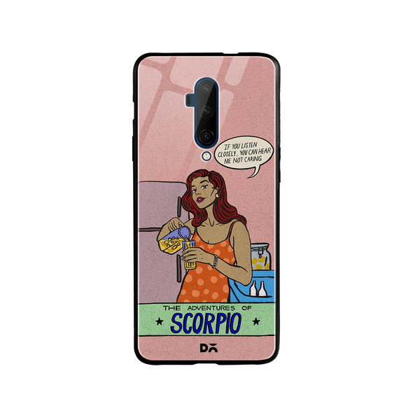 

DailyObjects Scorpio Glass Case Cover For OnePlus 7T Pro