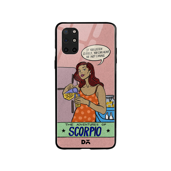 

DailyObjects Scorpio Glass Case Cover For OnePlus 8T