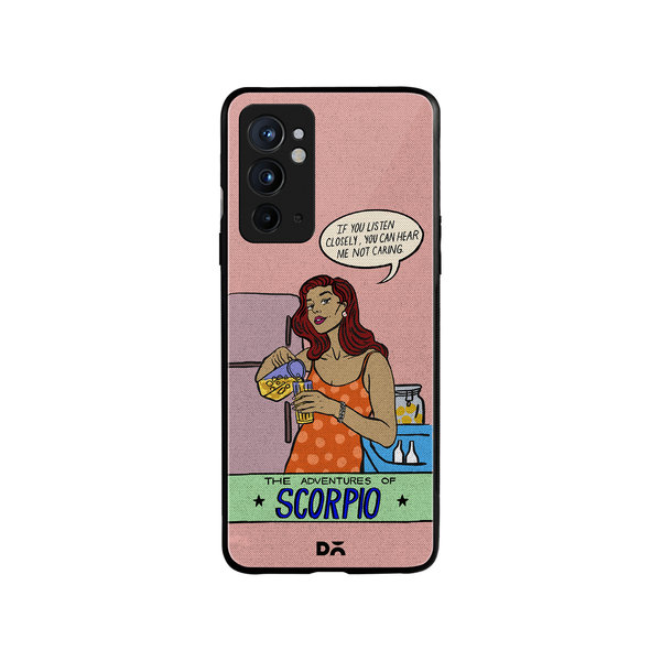 

DailyObjects Scorpio Glass Case Cover For OnePlus 9RT