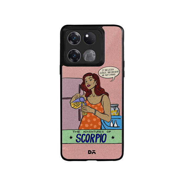 

DailyObjects Scorpio Glass Case Cover For OnePlus Ace Racing