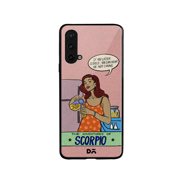 

DailyObjects Scorpio Glass Case Cover For OnePlus Nord CE