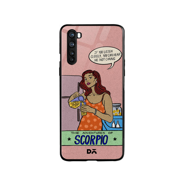 

DailyObjects Scorpio Glass Case Cover For OnePlus Nord