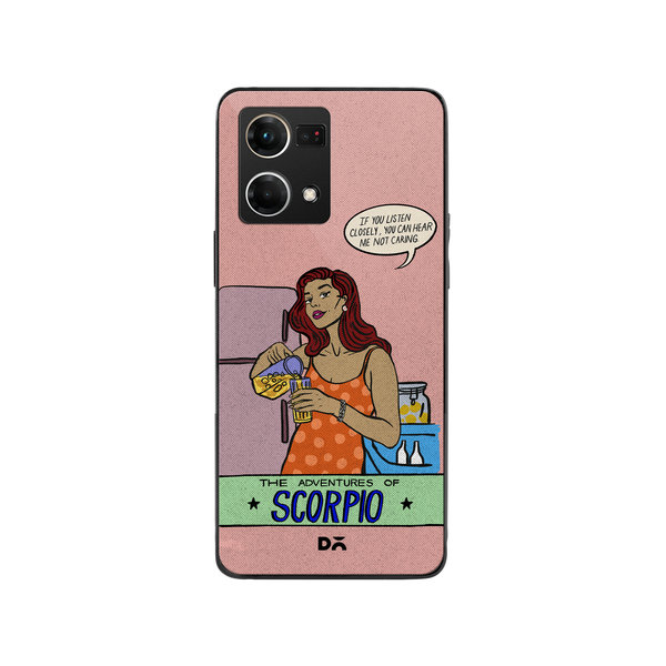 

DailyObjects Scorpio Glass Case Cover For Oppo F21 Pro