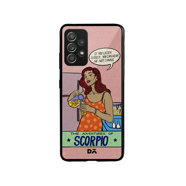 

DailyObjects Scorpio Glass Case Cover For Samsung Galaxy A52