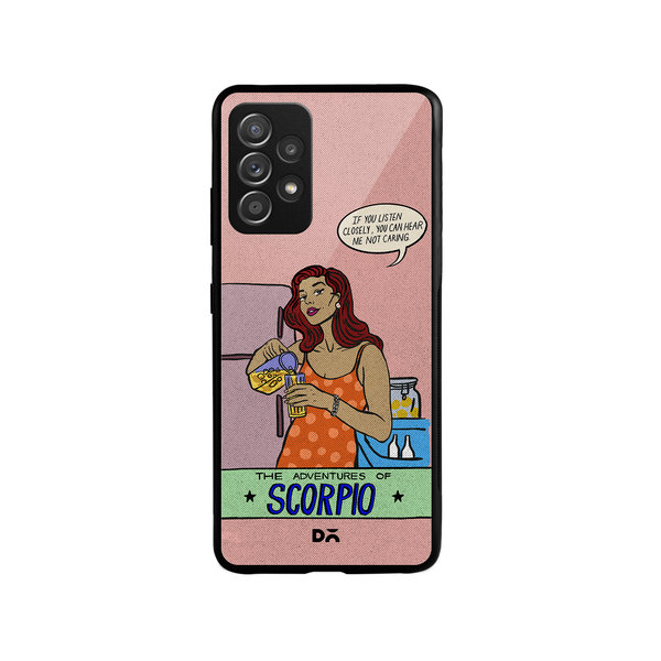 

DailyObjects Scorpio Glass Case Cover For Samsung Galaxy A53