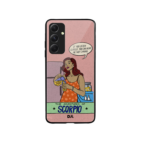 DailyObjects Scorpio Glass Case Cover For Samsung Galaxy A54 5G