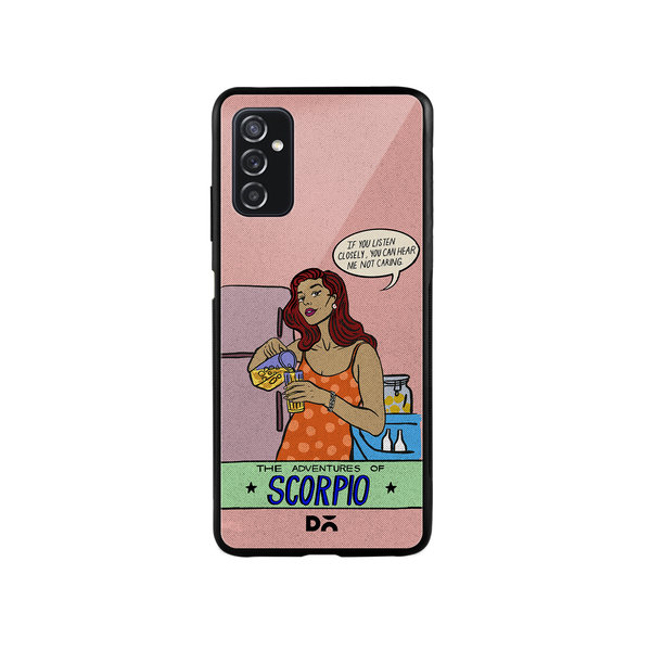 

DailyObjects Scorpio Glass Case Cover For Samsung Galaxy M52