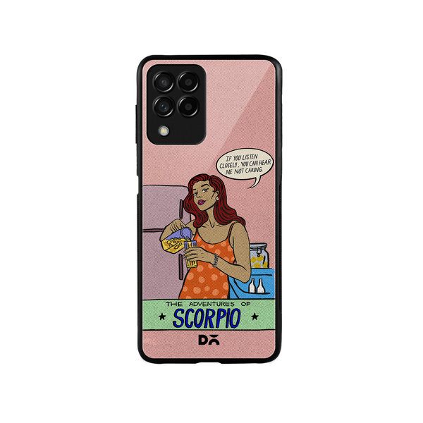 

DailyObjects Scorpio Glass Case Cover For Samsung Galaxy M53