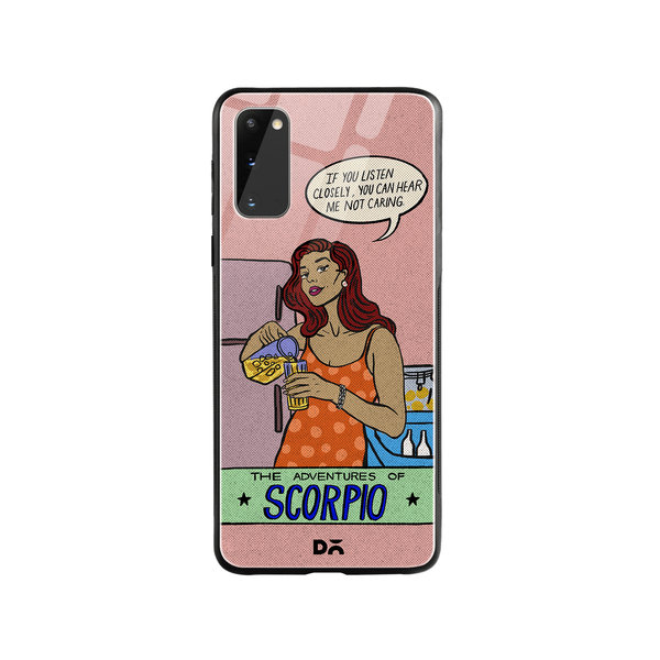 

DailyObjects Scorpio Glass Case Cover For Samsung Galaxy S20
