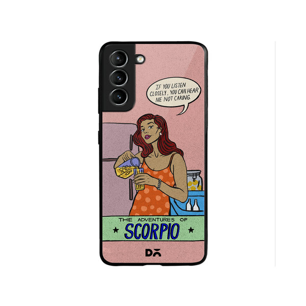 

DailyObjects Scorpio Glass Case Cover For Samsung Galaxy S22 Plus