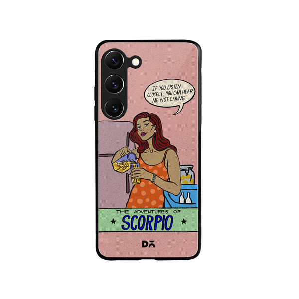 

DailyObjects Scorpio Glass Case Cover For Samsung Galaxy S23 Plus