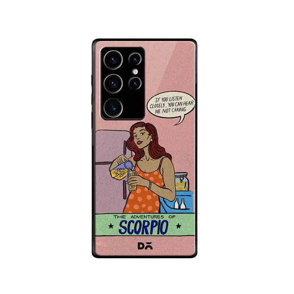 

DailyObjects Scorpio Glass Case Cover For Samsung Galaxy S23 Ultra