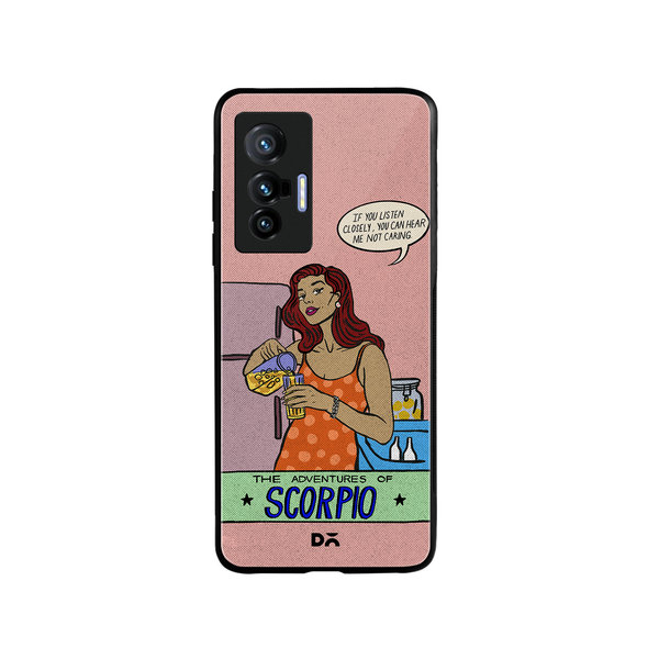 

DailyObjects Scorpio Glass Case Cover For Vivo X70