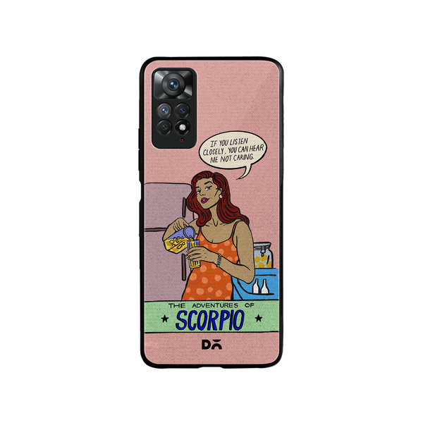 

DailyObjects Scorpio Glass Case Cover For Xiaomi Redmi Note 11 Pro