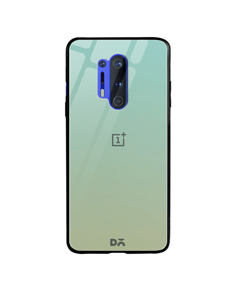 Sea Green Gradient Glass Case Cover For OnePlus 8 Pro
