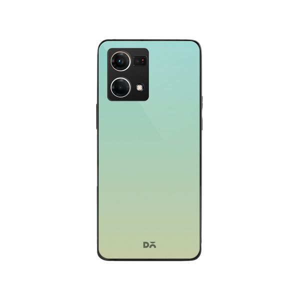 

DailyObjects Sea Green Gradient Glass Case Cover For Oppo Reno 7