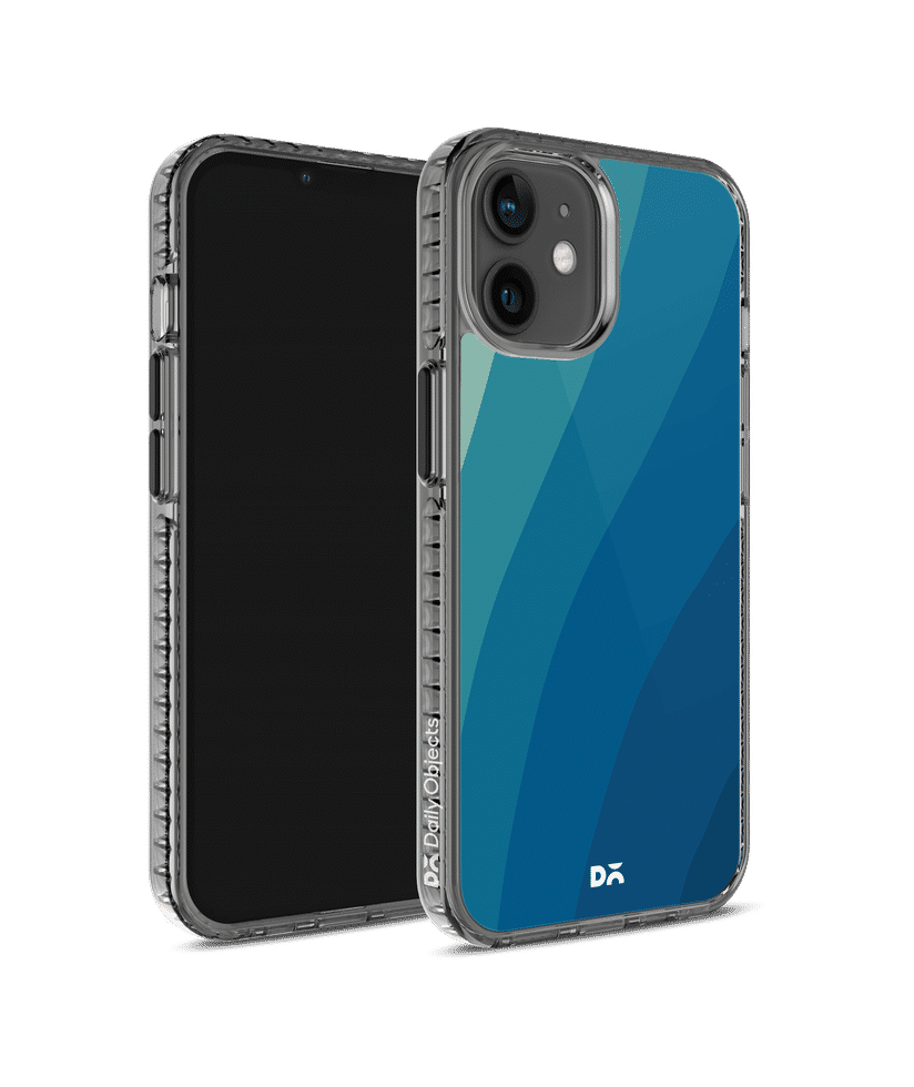DailyObjects Sea Waves Stride 2.0 Case Cover For iPhone 12 Mini | Stride  Blue - Iphone 12 Mini Covers  Cases Online in India