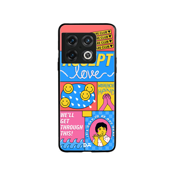 

DailyObjects Self-Love Club Glass Case Cover For OnePlus 10 Pro