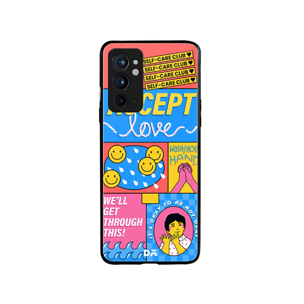

DailyObjects Self-Love Club Glass Case Cover For OnePlus 9RT