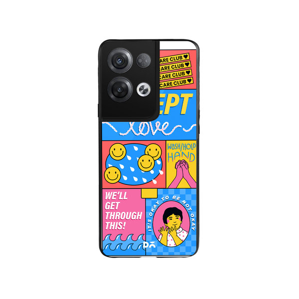 

DailyObjects Self-Love Club Glass Case Cover For Oppo Reno 8 Pro Plus
