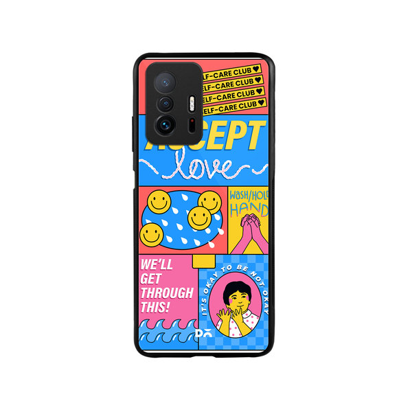 

DailyObjects Self-Love Club Glass Case Cover For Xiaomi 11T